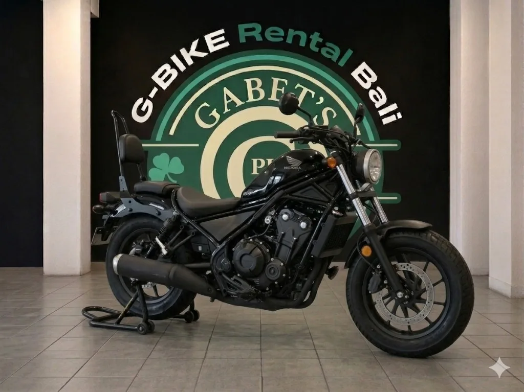 Honda Rebel 500 rental in Bali — big bike rental Bali