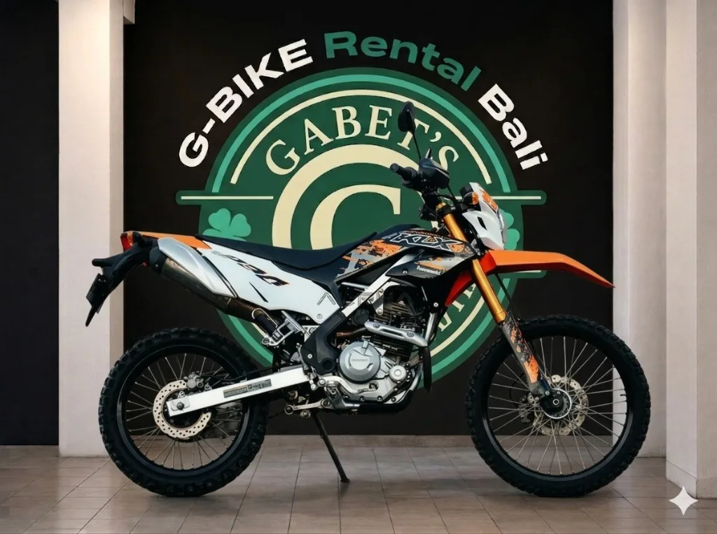 Kawasaki KLX230 rental in Bali — premium motorcycle rental Bali