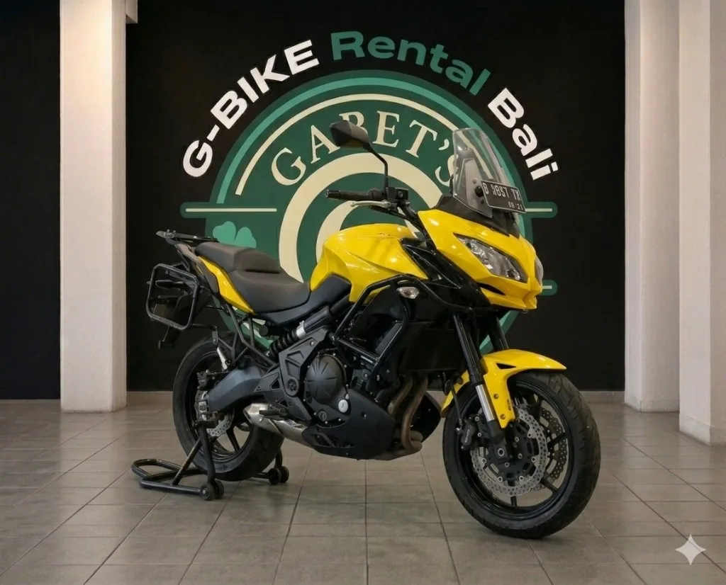 Kawasaki Versys 650 rental in Bali — adventure bike rental Bali