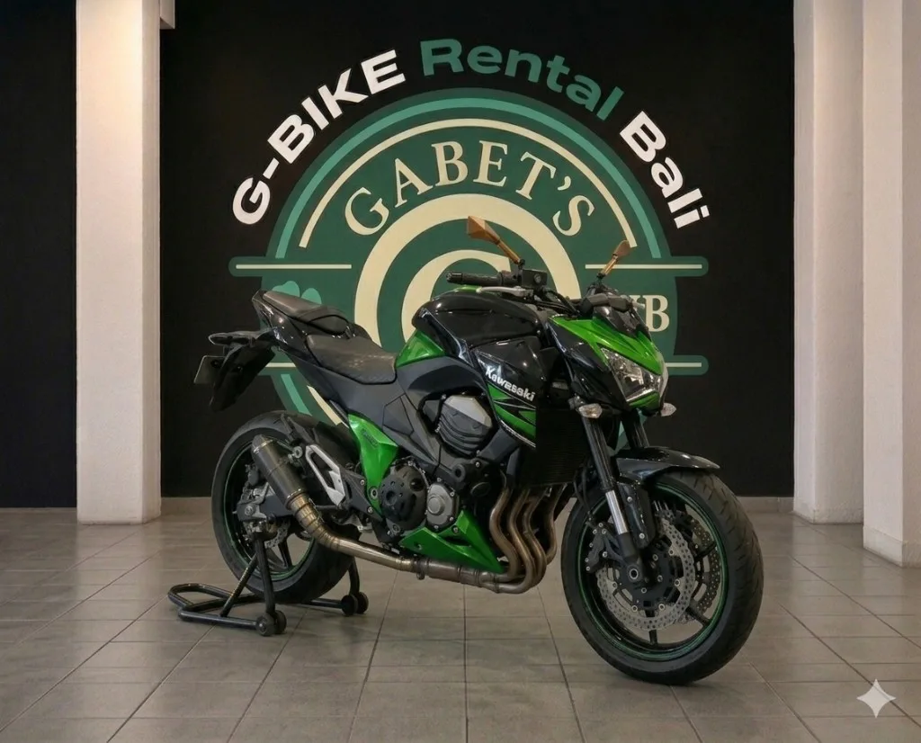 Kawasaki Z800 rental in Bali — sport bike rental Bali