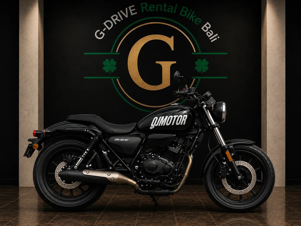 QJMotor SRV 200 MT rental in Bali — adventure bike rental Bali