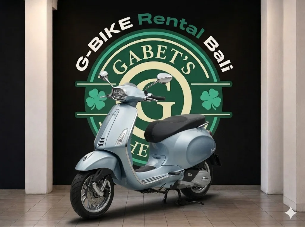 Vespa Primavera S rental in Bali — premium motorcycle rental Bali