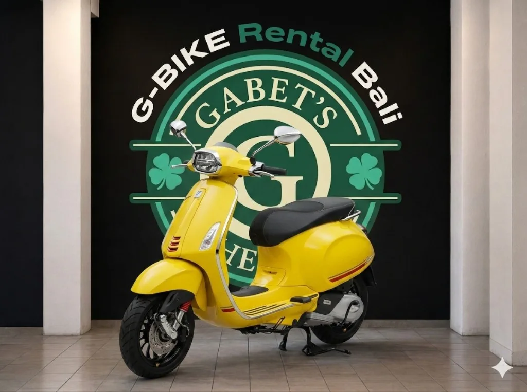 Vespa Sprint rental in Bali — premium motorcycle rental Bali