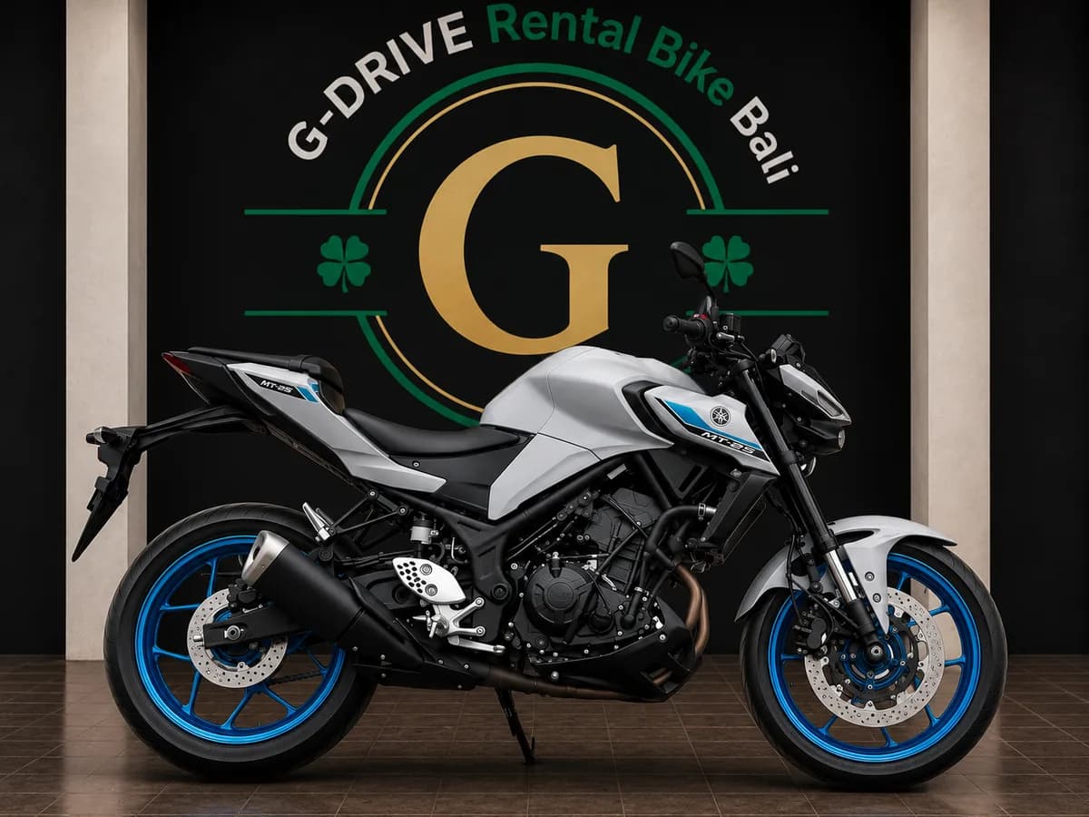 Yamaha MT25 rental in Bali — sport bike rental Bali
